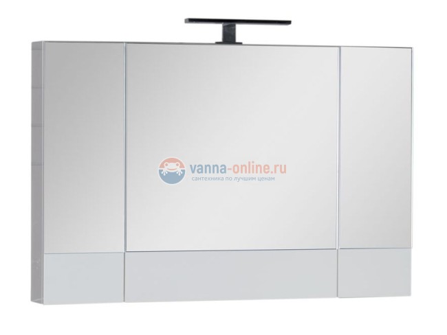Зеркало-шкаф Aquanet Нота 100 (камерино) 00165372, цвет белый
