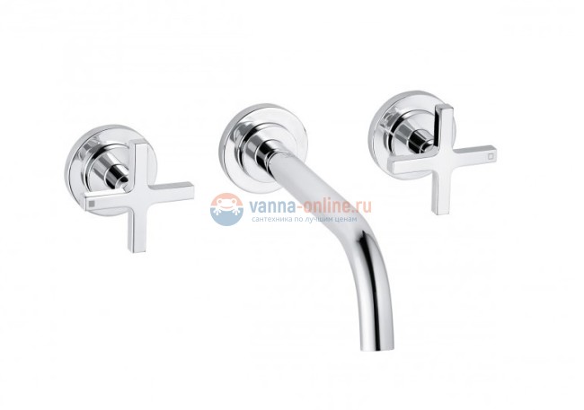 Смеситель Kludi Nova Fonte 201440520 для раковины на 3 отверстия Classic, хром Смеситель Kludi Nova Fonte 201440520 для раковины на 3 отверстия Classic, хром