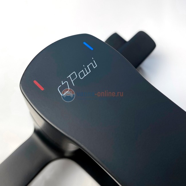 Смеситель для ванны Paini Viva Style без аксессуара, черный Смеситель для ванны Paini Viva Style без аксессуара, черный