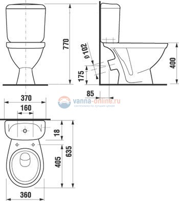 Напольный унитаз Jika Lyra 2423.4.000.242.9