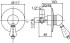 Смеситель Cezares Vintage DIM-03/24-Sw-N для душа встраиваемый