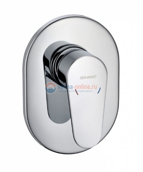 Смеситель Bravat Eler FB848238CP-RUS для душа, встраиваемый