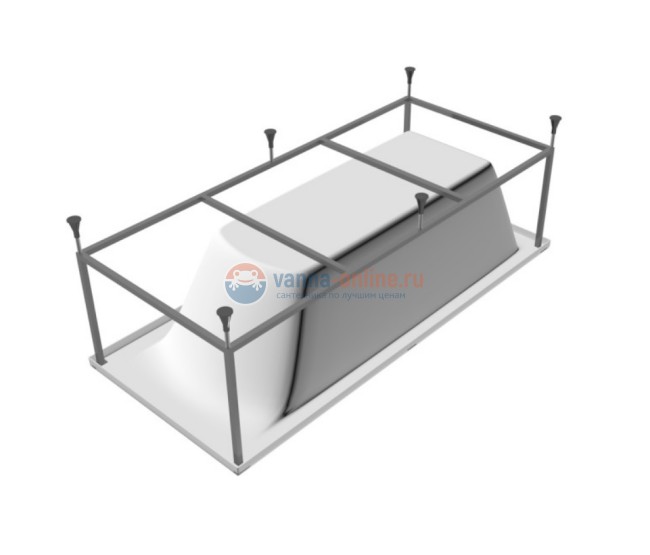 Каркас для ванны Relisan Tamiza 120 х 70 см, Гл000000946, сварной, сталь