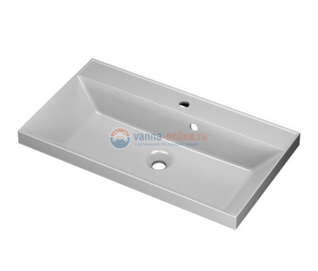 Тумба с раковиной Iddis Color Plus COL90P0i95K 90 см подвесная, белая/розовая