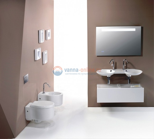 Биде Jacob Delafon Formilia Viragio E4774-00 подвесное Биде Jacob Delafon Formilia Viragio E4774-00 подвесное