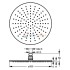Верхний душ Ideal Standard IDEALRAIN SOFT B9443AA Верхний душ Ideal Standard IDEALRAIN SOFT B9443AA