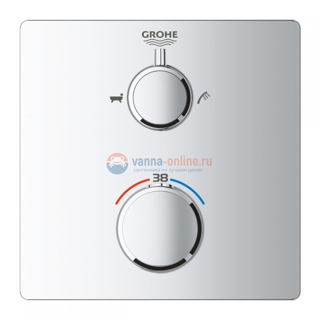 Смеситель Grohe Grohtherm 24080000, термостатический, для ванны и душа