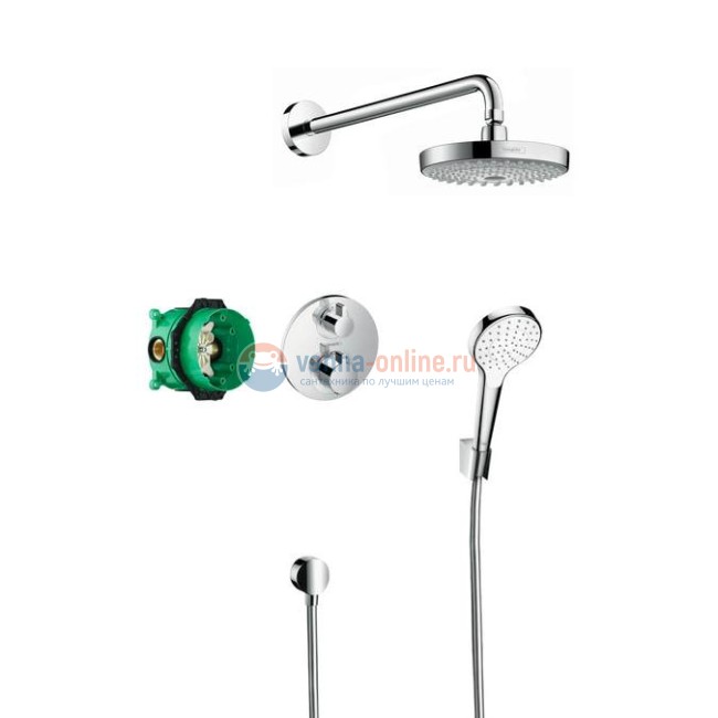 Душевой набор Hansgrohe Croma Select S / Ecostat S 27295000 Душевой набор Hansgrohe Croma Select S / Ecostat S 27295000