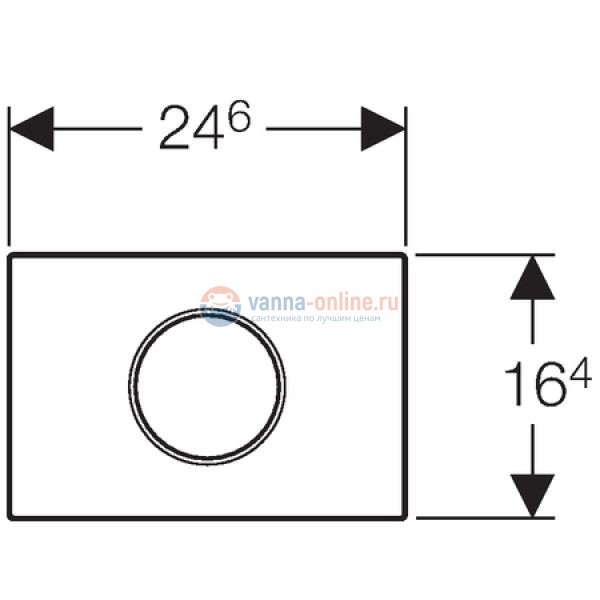 Привод бесконтактного смыва Geberit Sigma Type 10 115.907.KM.1 для унитаза, 230В, двойной смыв, пластик, черный / глянцевый хром / черный