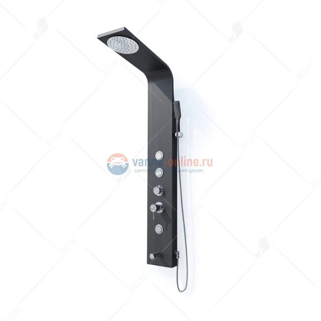 Гидромассажная душевая панель RGW Shower Panels SP-05 B, 21140105-14, цвет черный Гидромассажная душевая панель RGW Shower Panels SP-05 B, 21140105-14, цвет черный