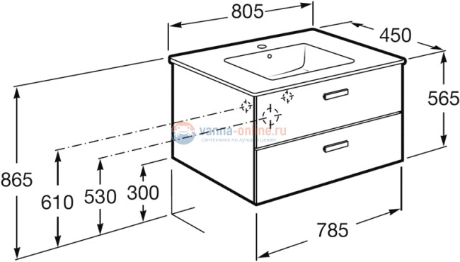 Тумба под раковину Roca Victoria Nord ZRU9000032, 78.5 x 45 x h56.5 см, цвет белый глянец Тумба под раковину Roca Victoria Nord ZRU9000032, 78.5 x 45 x h56.5 см, цвет белый глянец