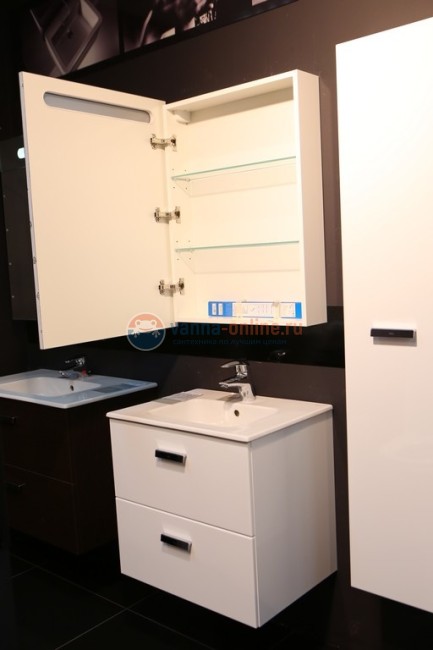 Тумба под раковину Roca Victoria Nord ZRU9000032, 78.5 x 45 x h56.5 см, цвет белый глянец Тумба под раковину Roca Victoria Nord ZRU9000032, 78.5 x 45 x h56.5 см, цвет белый глянец