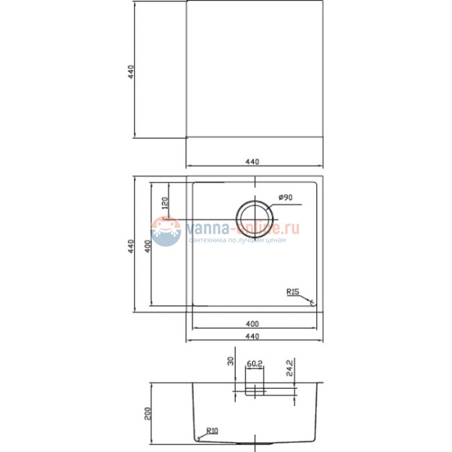 Мойка для кухни Iddis Edifice EDI44S0i77 Мойка для кухни Iddis Edifice EDI44S0i77