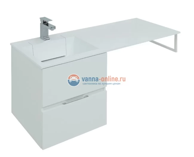 Тумба под раковину Aquanet Алвита 48 00243660, цвет белый
