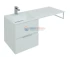 Тумба под раковину Aquanet Алвита 48 00243660, цвет белый