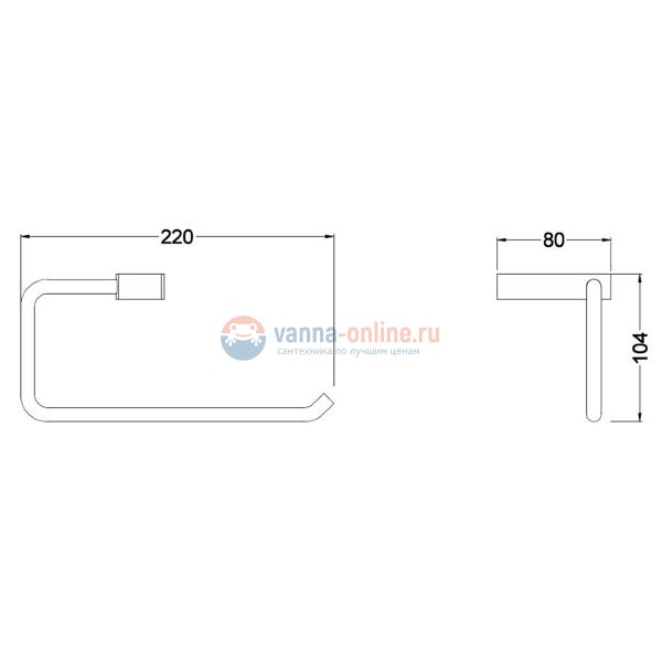 Держатель бумажного полотенца Schein Swing 325E