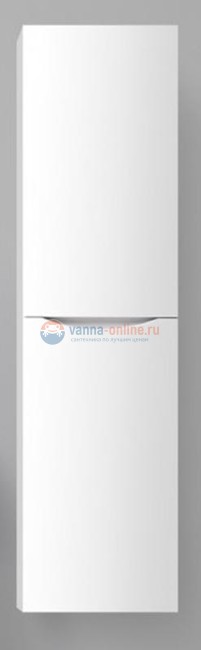 Шкаф-пенал подвесной BelBagno FLY-MARINO-1500-2A-SC-BO-P-L, 40 х 30 х 150 см, Bianco Opaco/белый матовый, левосторонний