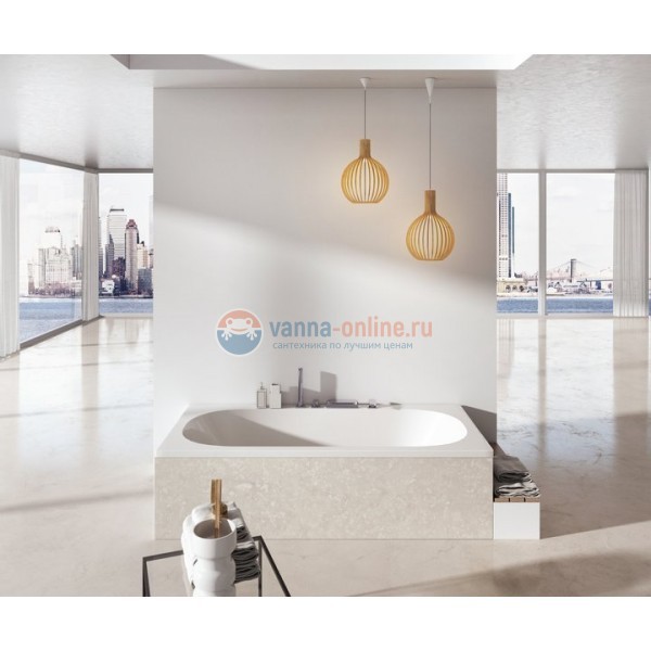 Акриловая ванна Ravak City Slim, 180 х 80 см, белая, C921300000