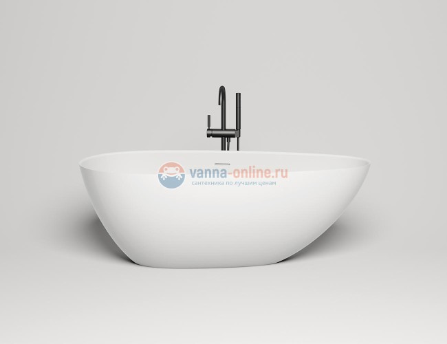 Ванна Salini Paola 172 х 82,5 х 62,2 см, из материала S-Stone, матовая белая 101512SM Ванна Salini Paola 172 х 82,5 х 62,2 см, из материала S-Stone, матовая белая 101512SM