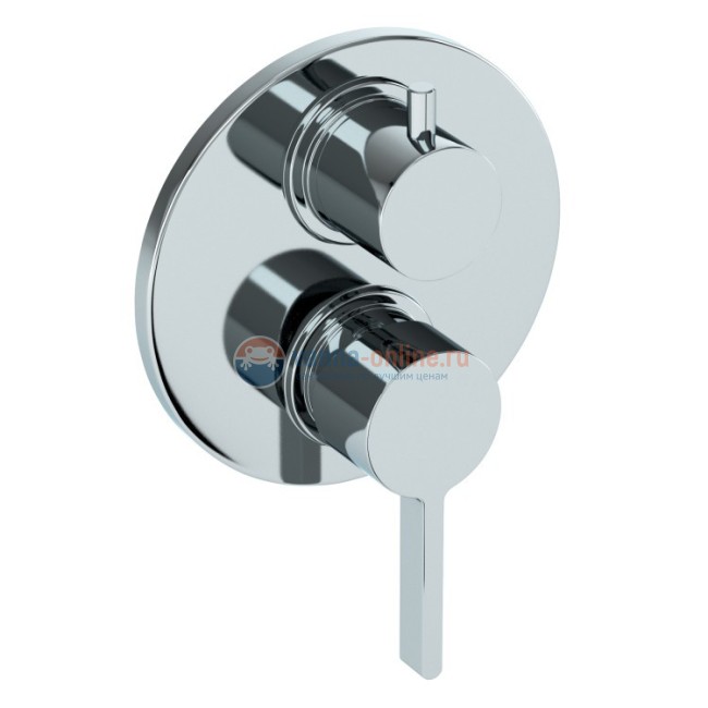 Смеситель для ванны Paini Brera встраиваемый, хром Смеситель для ванны Paini Brera встраиваемый, хром