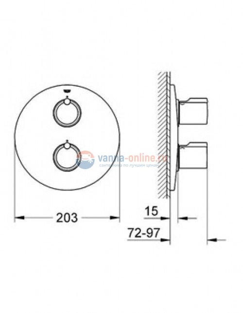Смеситель Grohe Tenso 19402000 для душа