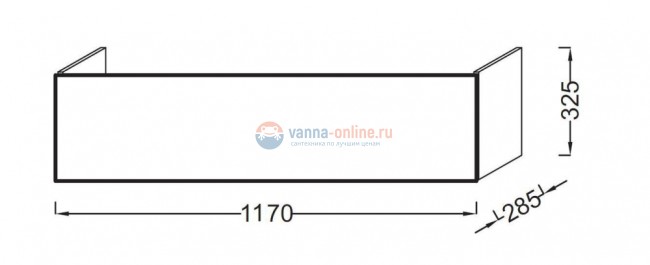 Основа для мебели Jacob Delafon Struktura 117 см EB1298-E1, цвет ореховое дерево Основа для мебели Jacob Delafon Struktura 117 см EB1298-E1, цвет ореховое дерево