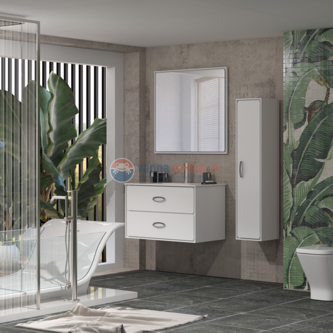 Пенал Opadiris Smile Монтэ 30, Z0000014809, подвесной, УНИВЕРСАЛЬНЫЙ, белый матовый