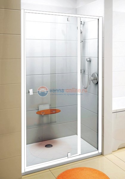 Душевая дверь Ravak Pivot PDOP2-100 03GA0101Z1, белый-белый/Транспарент