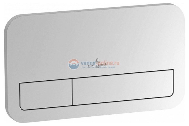 Клавиша смыва Villeroy&Boch ViConnect 92249069, матовый хром