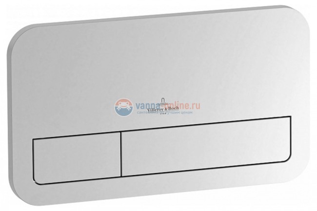 Клавиша смыва Villeroy&Boch ViConnect 92249069, матовый хром