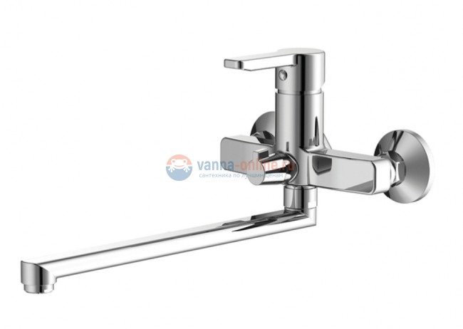 Смеситель Iddis Sena SENSBL2i10WA с длинным изливом, для ванны и душа, хром Смеситель Iddis Sena SENSBL2i10WA с длинным изливом, для ванны и душа, хром