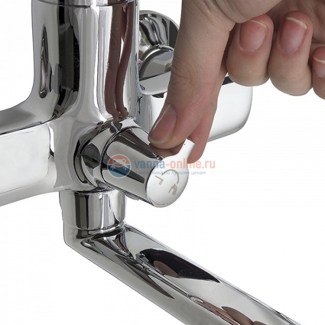 Смеситель Iddis Sena SENSBL2i10WA с длинным изливом, для ванны и душа, хром Смеситель Iddis Sena SENSBL2i10WA с длинным изливом, для ванны и душа, хром