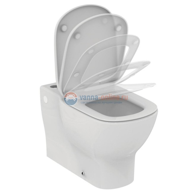 Напольный унитаз Ideal Standard Tesi AquaBlade® T008201, безободковый
