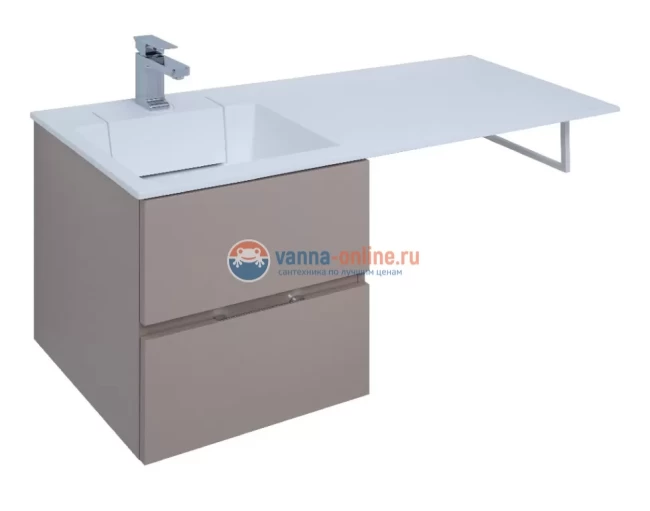 Тумба под раковину Aquanet Алвита 48 00243661, цвет капучино
