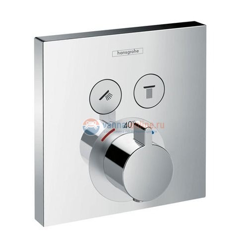 Термостат Hansgrohe 15763000 Ecostat Select с двумя запорными вентилями