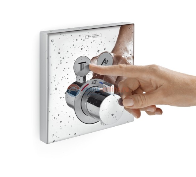 Термостат Hansgrohe 15763000 Ecostat Select с двумя запорными вентилями