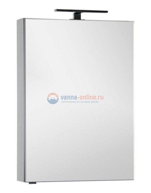 Зеркало-шкаф Aquanet Алвита 70 00183990, цвет серый антрацит