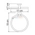 Полотенцедержатель кольцо WasserKRAFT Lippe 6560 Полотенцедержатель кольцо WasserKRAFT Lippe 6560