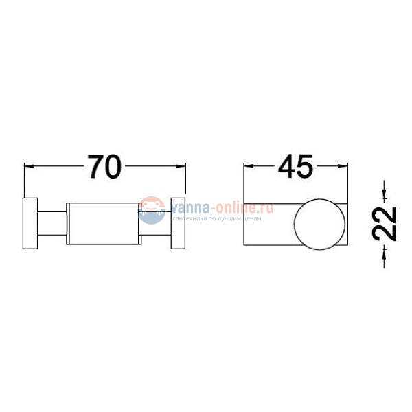 Крючок двойной Schein Swing 321*2 Крючок двойной Schein Swing 321*2