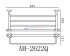 Полка для полотенец Art&Max Antic AM-2622Q Полка для полотенец Art&Max Antic AM-2622Q