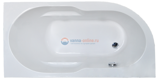 Акриловая ванна Royal Bath Azur RB 614202 L/R 160 х 80 см