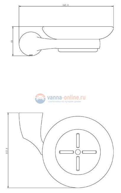 Мыльница Rush Devon DE75411