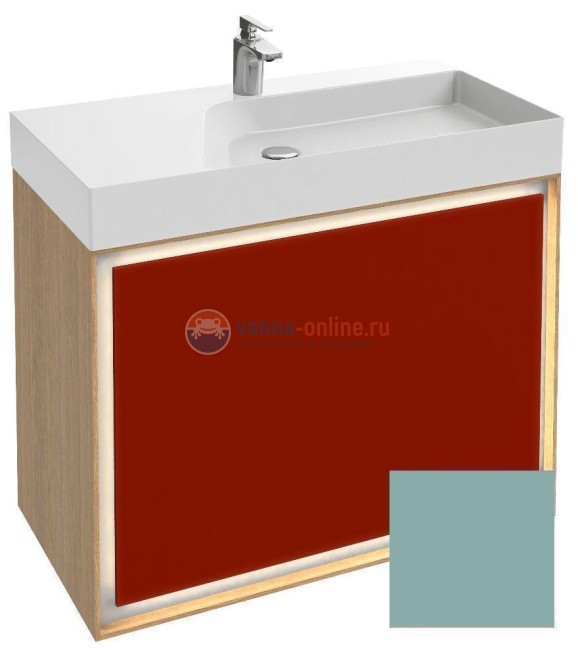 Тумба под раковину Jacob Delafon Rythmik Pure 90 см EB1771-G1I, цвет ментол глянцевый Тумба под раковину Jacob Delafon Rythmik Pure 90 см EB1771-G1I, цвет ментол глянцевый