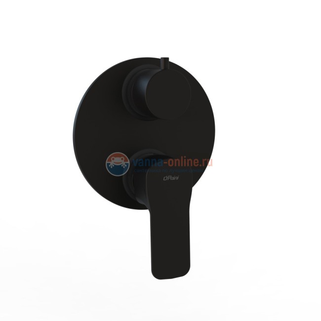 Смеситель для ванны Paini Viva Style встраиваемый, черный Смеситель для ванны Paini Viva Style встраиваемый, черный