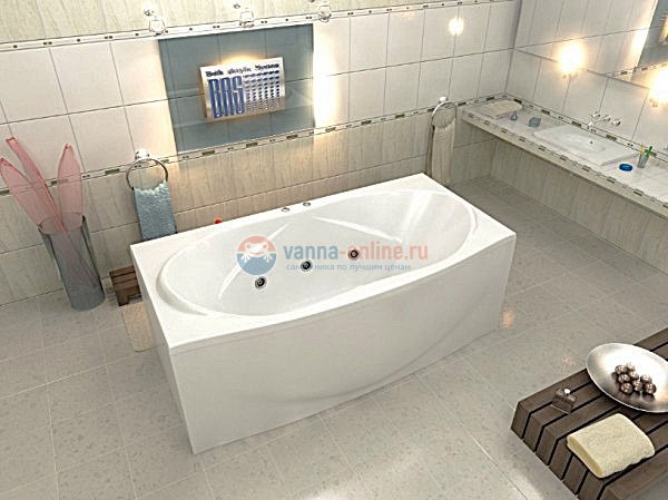 Акриловая ванна Bas Фиеста Вн БасВГ09 190x100 с г/м 