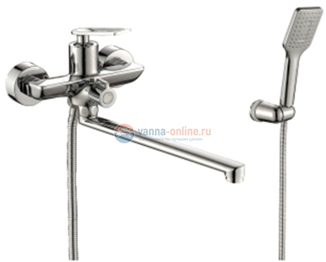 Смеситель для ванны Rush Palm PL2530-51 для ванны и душа, хром Смеситель для ванны Rush Palm PL2530-51 для ванны и душа, хром
