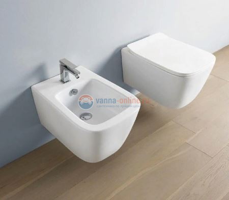 Биде ArtCeram A16 ASB001 01; 00, подвесное