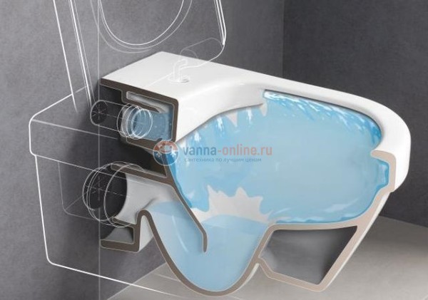 Подвесной унитаз Villeroy&Boch Architectura 5684 H1 R1 alpin CeramicPlus, с микролифтом Подвесной унитаз Villeroy&Boch Architectura 5684 H1 R1 alpin CeramicPlus, с микролифтом