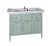 Тумба под раковину ASB-Woodline Гранда 105 см напольная, зеленый (verde)  (11486 зеленая)