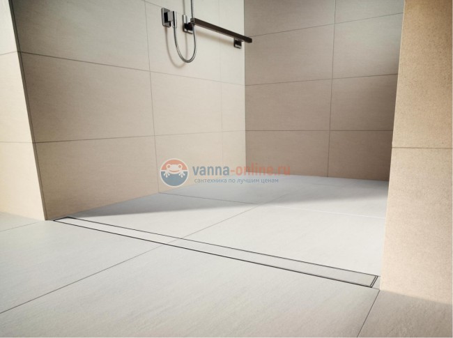 Дренажный канал VIEGA Advantix Basic 753207, 13х75х3,5 под плитку